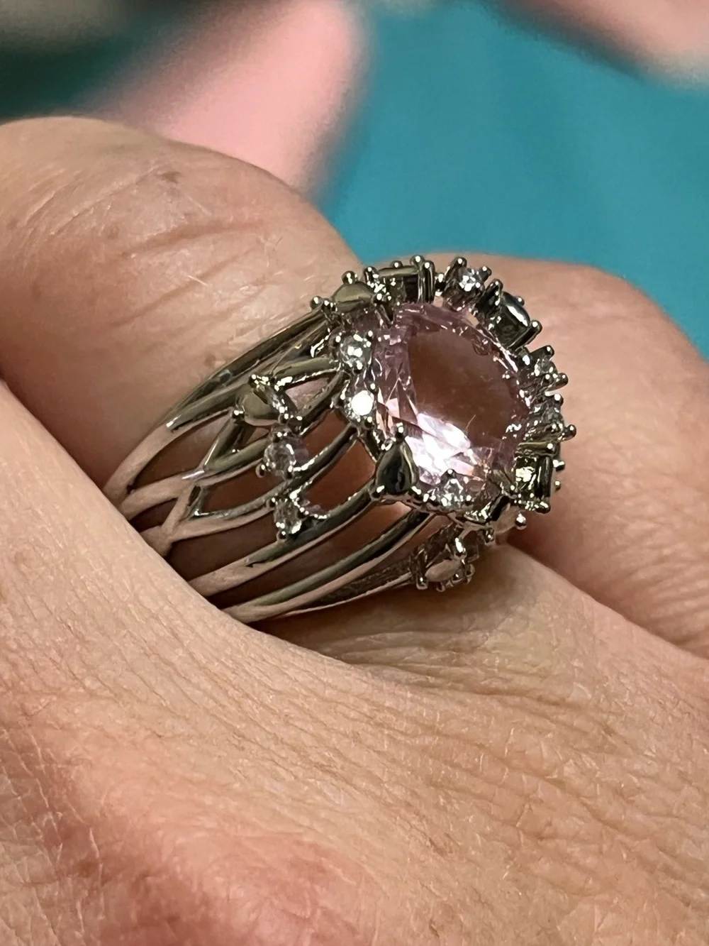 Pink Cocktail Ring
